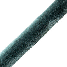 Aria Silk Brush Fringe Trim by Samuel & Sons in Surf Blue