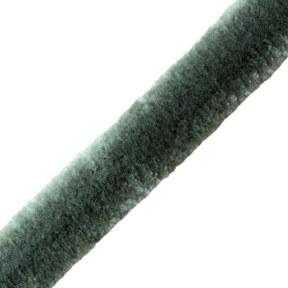 Aria Silk Brush Fringe Trim by Samuel & Sons in Patina