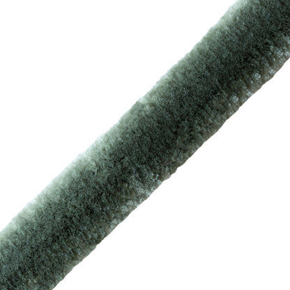 Aria Silk Brush Fringe Trim by Samuel & Sons in Patina