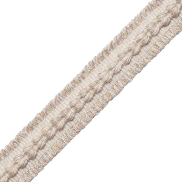Somerset Strié Braid Trim by Samuel & Sons in Flax