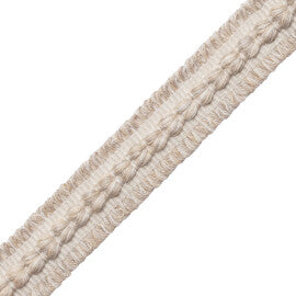 Somerset Strié Braid Trim by Samuel & Sons in Flax
