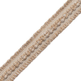Somerset Strié Braid Trim by Samuel & Sons in Driftwood