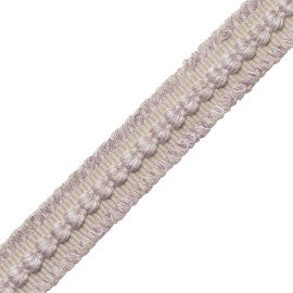 Somerset Strié Braid Trim by Samuel & Sons in Heather Grey