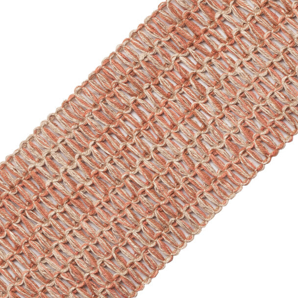 Somerset Openwork Braid Trim by Samuel & Sons in Terra
