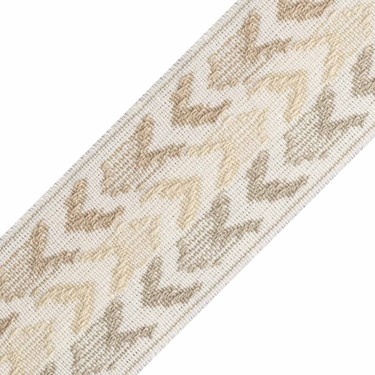Somerset Ikat Border Trim by Samuel & Sons in Flax