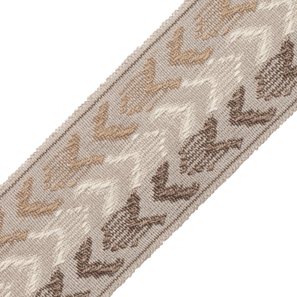 Somerset Ikat Border Trim by Samuel & Sons in Driftwood