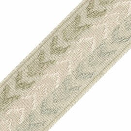 Somerset Ikat Border Trim by Samuel & Sons in Willow