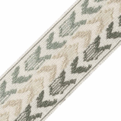 Somerset Ikat Border Trim by Samuel & Sons in Rain