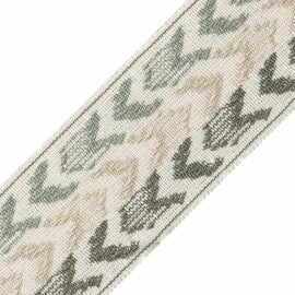 Somerset Ikat Border Trim by Samuel & Sons in Rain