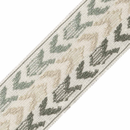 Somerset Ikat Border Trim by Samuel & Sons in Rain