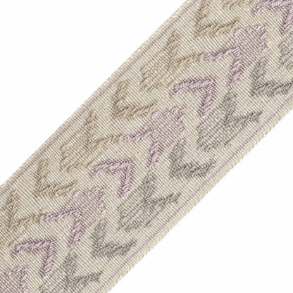 Somerset Ikat Border Trim by Samuel & Sons in Heather Grey