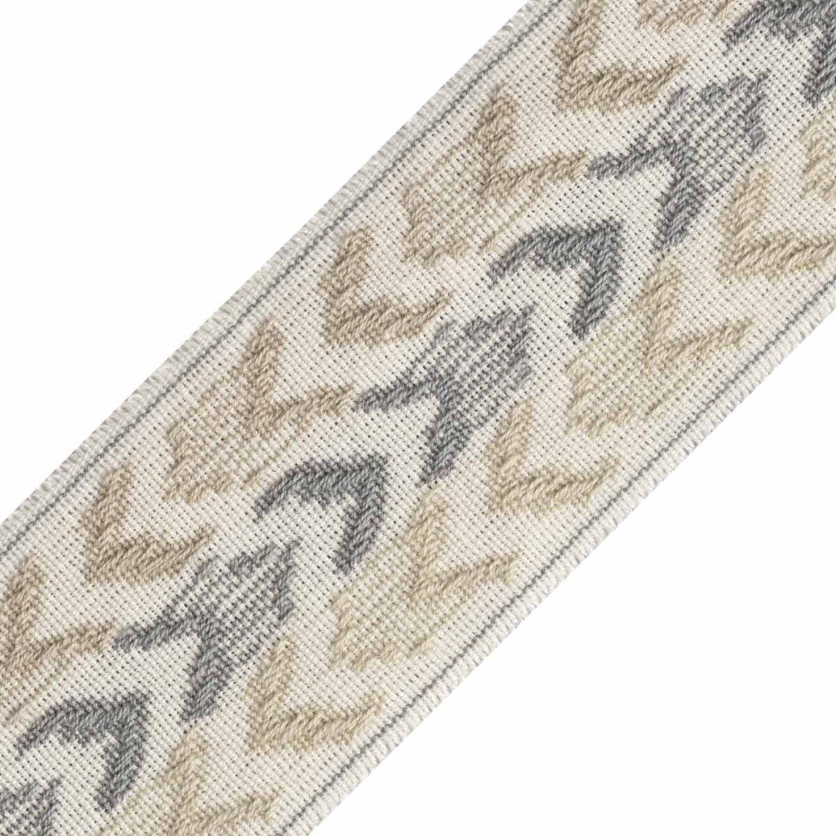 Somerset Ikat Border Trim by Samuel & Sons in Slate