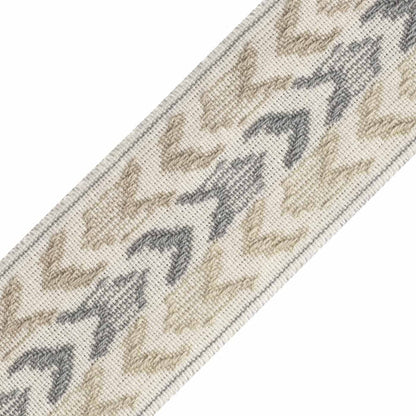 Somerset Ikat Border Trim by Samuel & Sons in Slate
