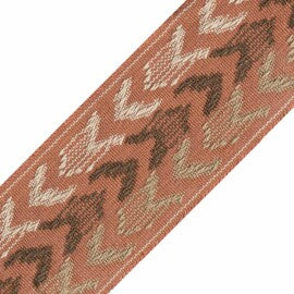 Somerset Ikat Border Trim by Samuel & Sons in Terra