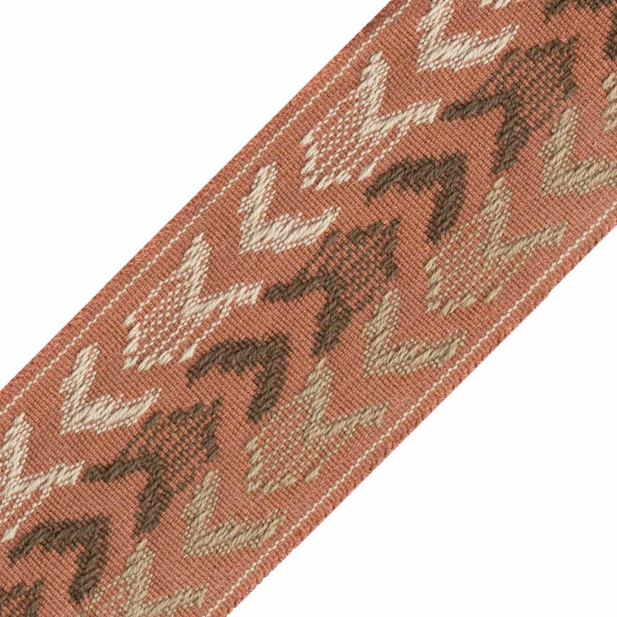 Somerset Ikat Border Trim by Samuel & Sons in Terra
