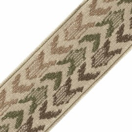 Somerset Ikat Border Trim by Samuel & Sons in Olive