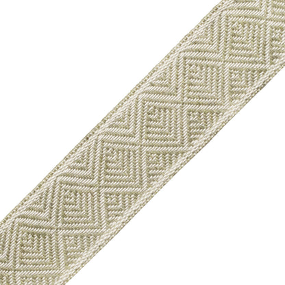 Somerset Geometric Border Trim by Samuel & Sons in Willow