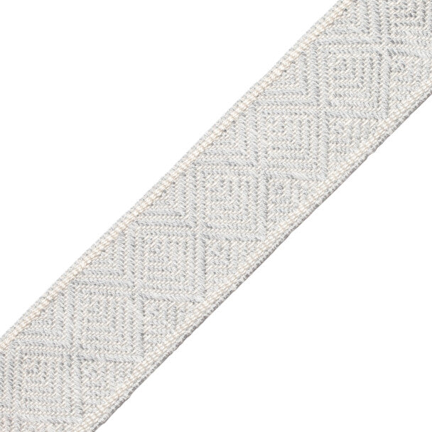 Somerset Geometric Border Trim by Samuel & Sons in Rain