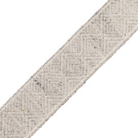 Somerset Geometric Border Trim by Samuel & Sons in Slate