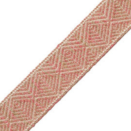 Somerset Geometric Border Trim by Samuel & Sons in Terra