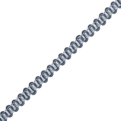 Tiverton Gimp Trim by Samuel & Sons in Marine