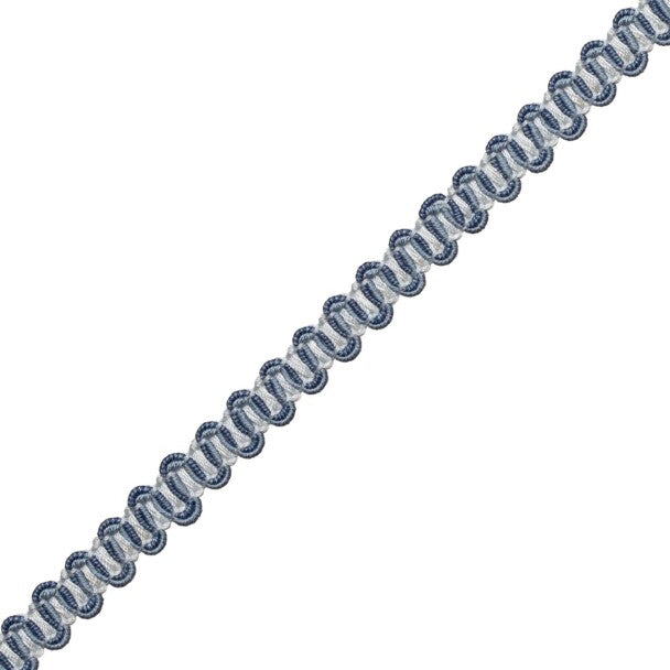 Tiverton Gimp Trim by Samuel & Sons in Marine