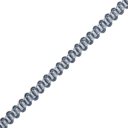 Tiverton Gimp Trim by Samuel & Sons in Marine
