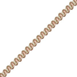 Tiverton Gimp Trim by Samuel & Sons in Rosewater