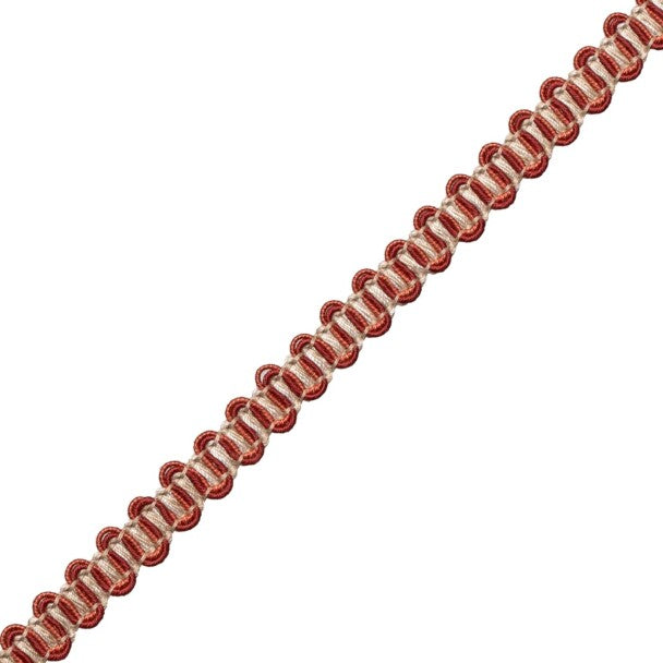 Tiverton Gimp Trim by Samuel & Sons in Vermillion