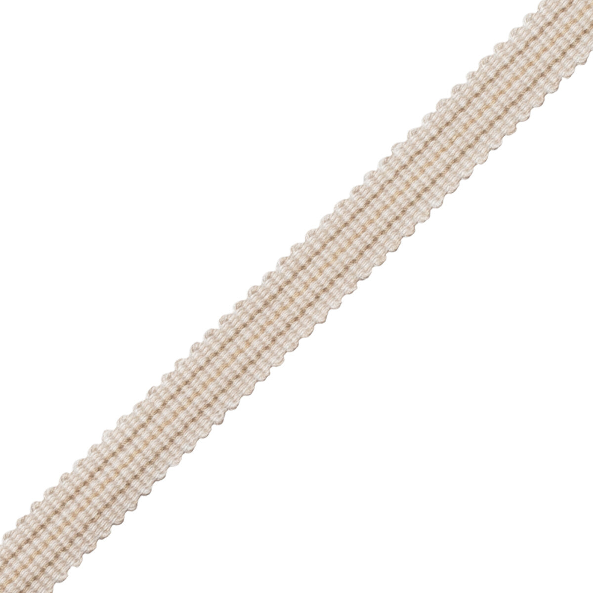Tiverton Striped Gimp Trim by Samuel & Sons in Ecru