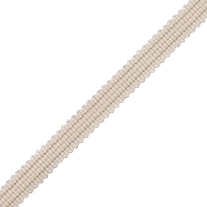 Tiverton Striped Gimp Trim by Samuel & Sons in Ecru