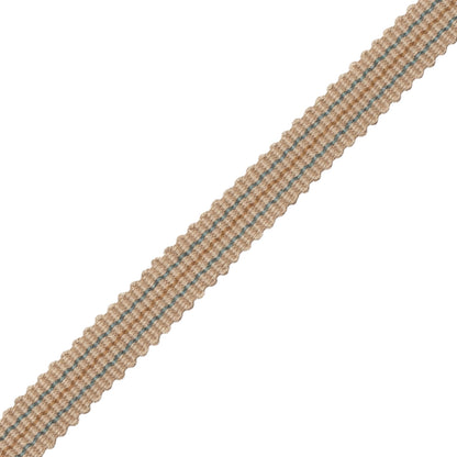 Tiverton Striped Gimp Trim by Samuel & Sons in Patina