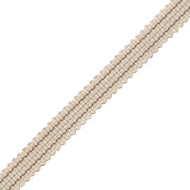 Tiverton Striped Gimp Trim by Samuel & Sons in Ash