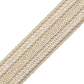1.7" (43 Mm) Tiverton Border Trim by Samuel & Sons in Ecru