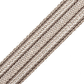 1.7" (43 Mm) Tiverton Border Trim by Samuel & Sons in Charcoal