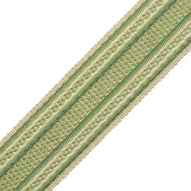 1.7" (43 Mm) Tiverton Border Trim by Samuel & Sons in Fern
