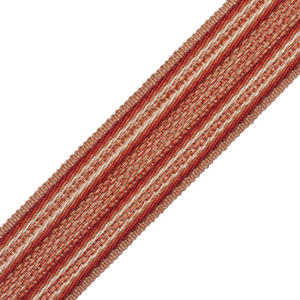 1.7" (43 Mm) Tiverton Border Trim by Samuel & Sons in Vermillion