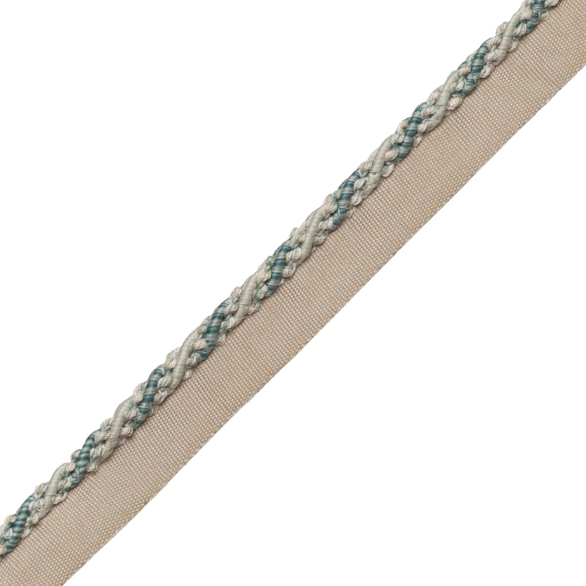 1/4" (5 Mm) Tiverton Cord With Tape Trim by Samuel & Sons in Aqua