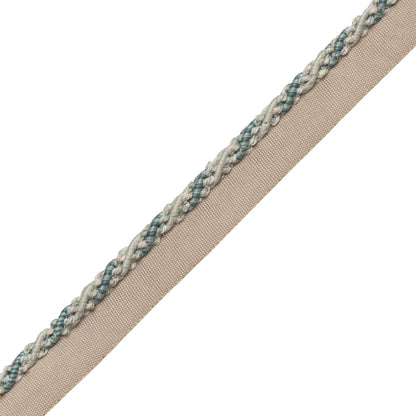 1/4" (5 Mm) Tiverton Cord With Tape Trim by Samuel & Sons in Aqua