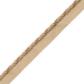 1/4" (5 Mm) Tiverton Cord With Tape Trim by Samuel & Sons in Ocher