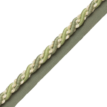 5/16" (8 Mm) Tiverton Cord With Tape Trim by Samuel & Sons in Fern