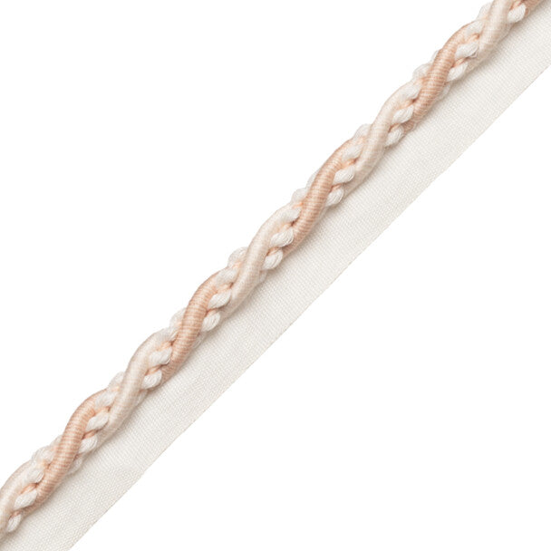 5/16" (8 Mm) Tiverton Cord With Tape Trim by Samuel & Sons in Shell