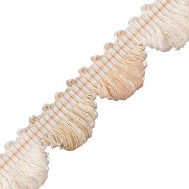Tiverton Fan Edge Trim by Samuel & Sons in Shell