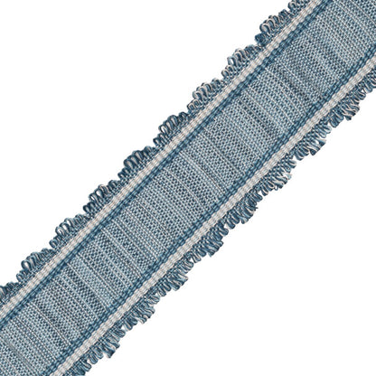 Tiverton Pleated Border Trim by Samuel & Sons in Marine