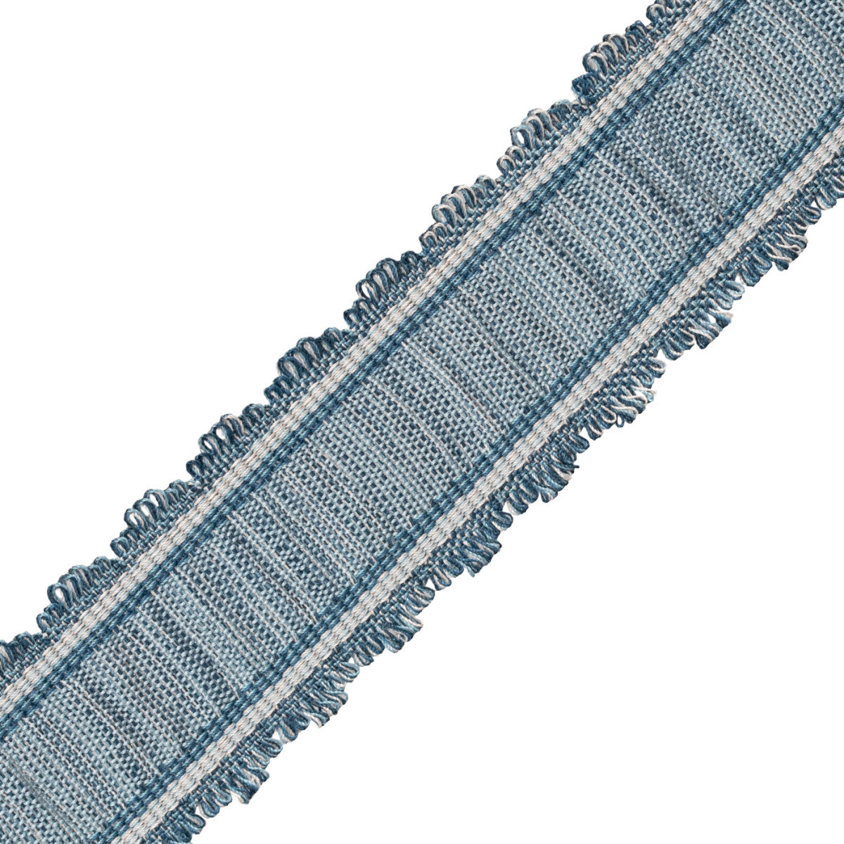 Tiverton Pleated Border Trim by Samuel & Sons in Marine