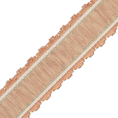 Tiverton Pleated Border Trim by Samuel & Sons in Rosewater