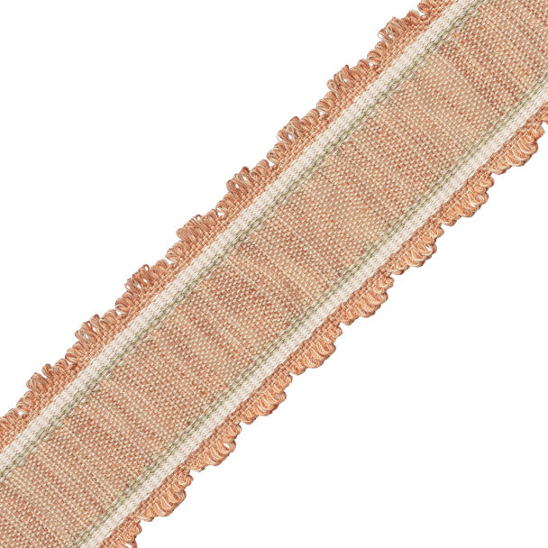 Tiverton Pleated Border Trim by Samuel & Sons in Rosewater