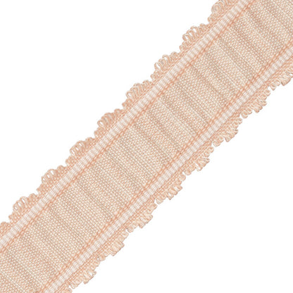 Tiverton Pleated Border Trim by Samuel & Sons in Shell