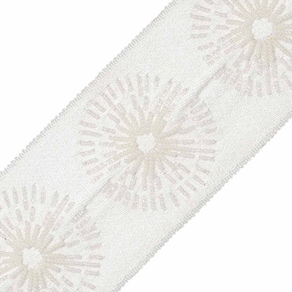 Halo Beaded Border Trim by Samuel & Sons in Crystal