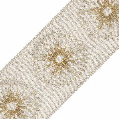 Halo Beaded Border Trim by Samuel & Sons in Topaz